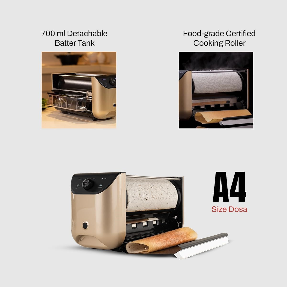 DosaFlash Pro™ – The World's Fastest Automatic Dosa Maker