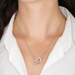 [ALMOST SOLD OUT] To My Beautiful Granddaughter - Interlocked Hearts Necklace Gift Set - SS117