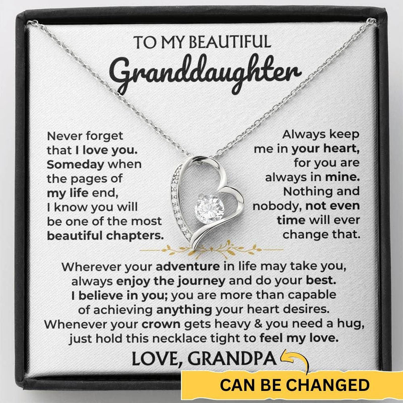 To My Beautiful Granddaughter - Forever Love Gift Set - SS595